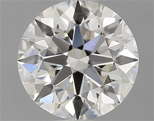Picture of Natural Diamond 0.71 Carats, Round with Excellent Cut, H Color, VS1 Clarity and Certified by GIA
