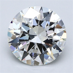 Foto Diamante Natural 3.27 quilates, Redondo , Color G, claridad IF y certificado GIA de