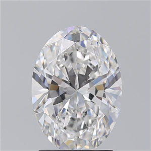 Picture of Natural Diamond 2.02 Carats, Oval with  Cut, E Color, VVS2 Clarity and Certified by GIA