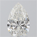 Natural Diamond 1.20 Carats, Pear with  Cut, H Color, SI1 Clarity and Certified by GIA