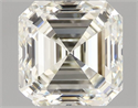 Natural Diamond 1.01 Carats, Asscher with  Cut, J Color, IF Clarity and Certified by IGI