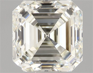 Picture of Natural Diamond 1.01 Carats, Asscher with  Cut, J Color, IF Clarity and Certified by IGI