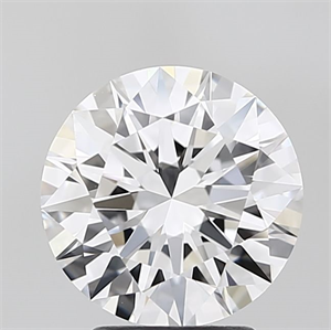 Picture of Lab Grown Diamond 2.82 Carats, Round with Ideal Cut, D Color, VVS1 Clarity and Certified by IGI