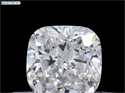 Natural Diamond 0.41 Carats, Cushion with  Cut, F Color, SI2 Clarity and Certified by GIA