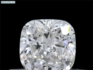 Foto Diamante Natural 0.41 quilates, Del cojín , Color F, claridad SI2 y certificado GIA de