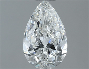 Picture of Natural Diamond 0.70 Carats, Pear with  Cut, F Color, VVS2 Clarity and Certified by GIA