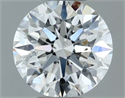 Natural Diamond 0.71 Carats, Round with Excellent Cut, F Color, SI1 Clarity and Certified by GIA