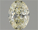 Natural Diamond 1.30 Carats, Oval with  Cut, N Color, VS1 Clarity and Certified by GIA
