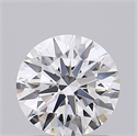 Lab Grown Diamond 1.02 Carats, Round with Ideal Cut, D Color, VVS1 Clarity and Certified by IGI
