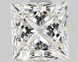 Picture of Natural Diamond 1.40 Carats, Princess with  Cut, G Color, VS1 Clarity and Certified by GIA