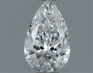 Foto Diamante Natural 0.63 quilates, De pera , Color D, claridad VS2 y certificado GIA de