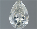 Natural Diamond 0.90 Carats, Pear with  Cut, J Color, SI2 Clarity and Certified by GIA