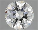 Diamante Natural 0.55 quilates, Redondo , Color J, claridad IF y certificado GIA