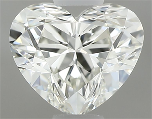 Picture of Natural Diamond 0.50 Carats, Heart with  Cut, K Color, VVS1 Clarity and Certified by GIA