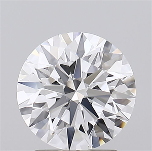 Picture of Lab Grown Diamond 2.21 Carats, Round with Excellent Cut, D Color, FL Clarity and Certified by GIA