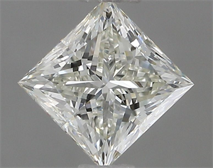 Picture of Natural Diamond 0.80 Carats, Princess with  Cut, I Color, VS1 Clarity and Certified by IGI