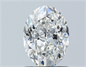 Diamante Natural 1.01 quilates, Ovalado , Color F, claridad SI1 y certificado GIA