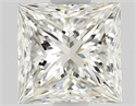 Diamante Natural 0.90 quilates, Princesa , Color I, claridad VVS1 y certificado GIA