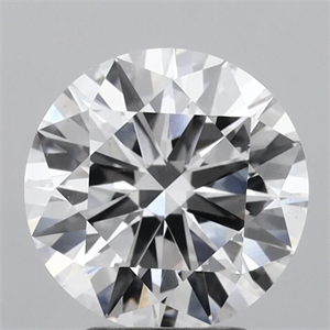 Picture of Lab Grown Diamond 3.30 Carats, Round with Excellent Cut, E Color, VS1 Clarity and Certified by IGI