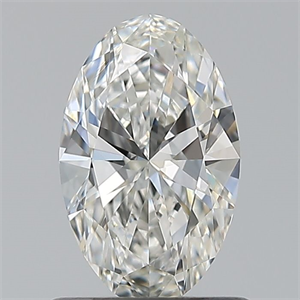 Picture of Natural Diamond 0.70 Carats, Oval with  Cut, H Color, VVS1 Clarity and Certified by GIA