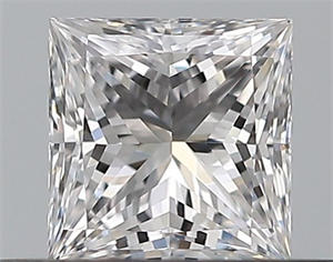 Foto Diamante Natural 0.40 quilates, Princesa , Color D, claridad VS1 y certificado GIA de