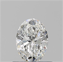 Diamante Natural 0.52 quilates, Ovalado , Color F, claridad IF y certificado GIA