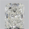 Natural Diamond 1.30 Carats, Radiant with  Cut, I Color, SI1 Clarity and Certified by GIA