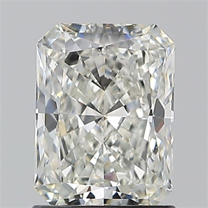 Picture of Natural Diamond 1.30 Carats, Radiant with  Cut, I Color, SI1 Clarity and Certified by GIA