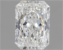 Natural Diamond 0.70 Carats, Radiant with  Cut, G Color, VVS1 Clarity and Certified by GIA