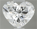 Natural Diamond 0.42 Carats, Heart with  Cut, D Color, SI1 Clarity and Certified by GIA