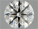 Natural Diamond 0.90 Carats, Round with Excellent Cut, I Color, SI1 Clarity and Certified by GIA