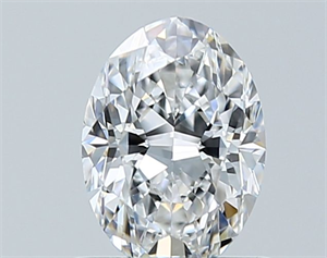 Foto Diamante Natural 0.80 quilates, Ovalado , Color E, claridad IF y certificado GIA de