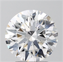 Lab Grown Diamond 3.05 Carats, Round with Ideal Cut, D Color, VS1 Clarity and Certified by IGI