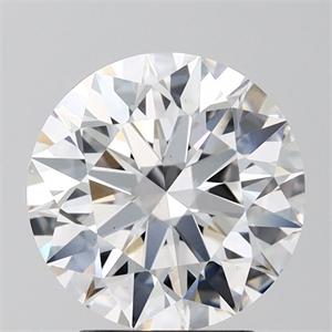 Picture of Lab Grown Diamond 3.05 Carats, Round with Ideal Cut, D Color, VS1 Clarity and Certified by IGI