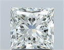 Diamante Natural 1.20 quilates, Princesa , Color J, claridad VVS2 y certificado GIA