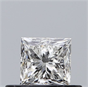 Natural Diamond 0.40 Carats, Princess with  Cut, G Color, VS2 Clarity and Certified by GIA