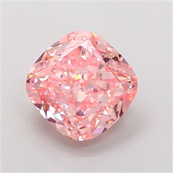Picture of Lab Grown Diamond 2.32 Carats, CUSHION MODIFIED with  Cut, Fancy Vivid Pink Color, VVS2 Clarity and Certified by IGI