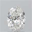 Natural Diamond 1.22 Carats, Oval with  Cut, G Color, VVS1 Clarity and Certified by GIA