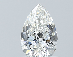 Picture of Natural Diamond 0.70 Carats, Pear with  Cut, G Color, VS1 Clarity and Certified by GIA