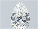 Natural Diamond 0.70 Carats, Pear with  Cut, G Color, VS1 Clarity and Certified by GIA