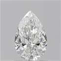 Natural Diamond 0.91 Carats, Pear with  Cut, G Color, VVS1 Clarity and Certified by GIA
