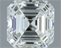 Natural Diamond 1.02 Carats, Asscher with  Cut, H Color, IF Clarity and Certified by IGI