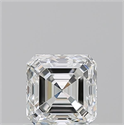 Diamante Natural 0.90 quilates, Asscher , Color H, claridad VVS2 y certificado GIA