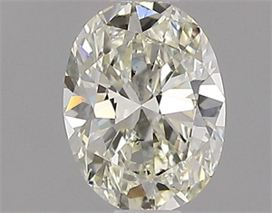 Picture of Natural Diamond 0.60 Carats, Oval with  Cut, L Color, SI2 Clarity and Certified by GIA