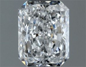 Picture of Natural Diamond 0.50 Carats, Radiant with  Cut, F Color, VS2 Clarity and Certified by GIA