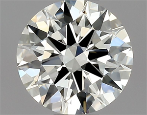 Picture of Natural Diamond 0.48 Carats, Round with Excellent Cut, G Color, VVS2 Clarity and Certified by GIA