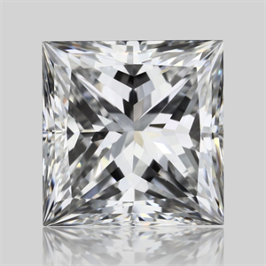 Foto Diamante Natural 0.51 quilates, Princesa , Color E, claridad VVS1 y certificado GIA de