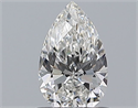 Natural Diamond 0.71 Carats, Pear with  Cut, G Color, VS1 Clarity and Certified by GIA