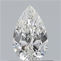 Natural Diamond 0.50 Carats, Pear with  Cut, G Color, VS1 Clarity and Certified by GIA