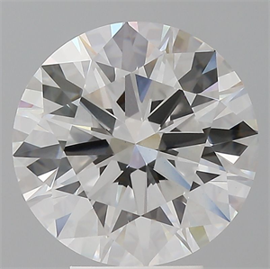 Picture of Lab Grown Diamond 5.10 Carats, Round with Ideal Cut, E Color, VVS2 Clarity and Certified by IGI